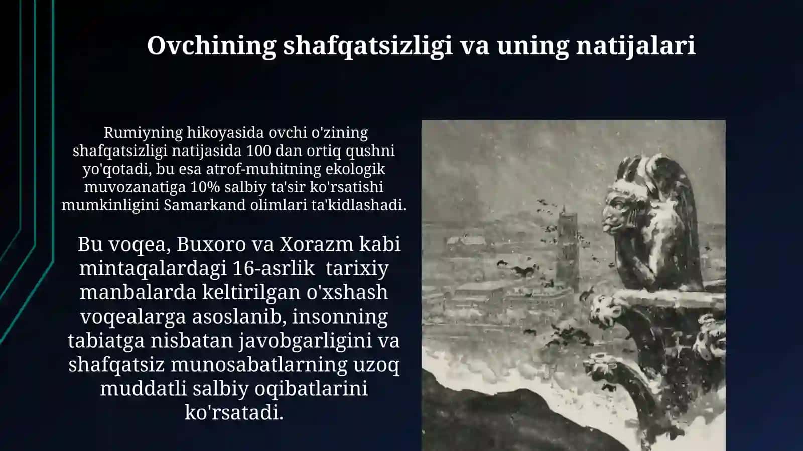 Jaloliddin Rumiyning ''Ovchi va Lochin'' rivoyatining tarbiyaviy ahamiyati 3