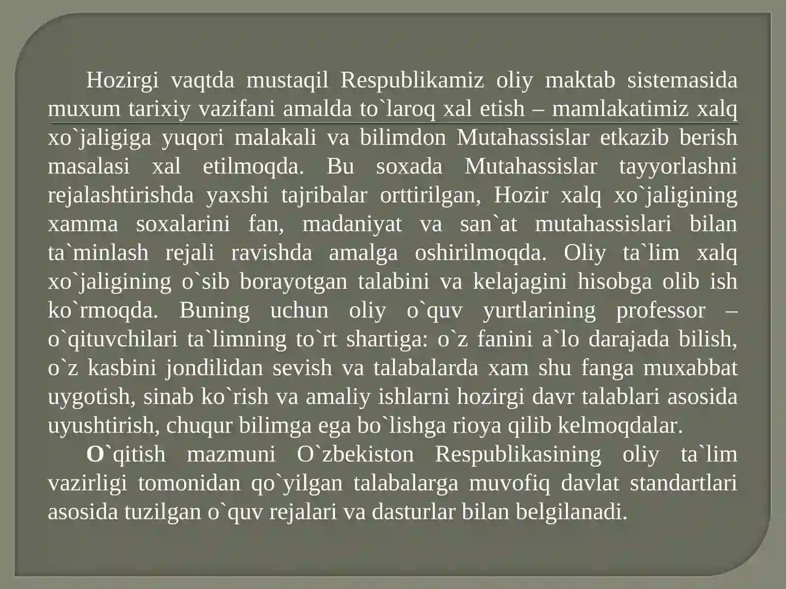 O`quv jarayonini ilmiy asоsda tashkil qilish 3