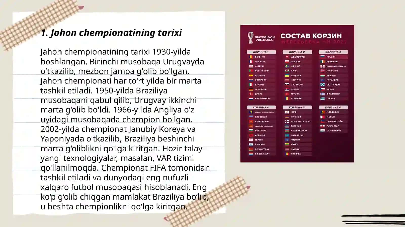 Jahon chempionati va unga mezbonlik qilgan davlatlar 3
