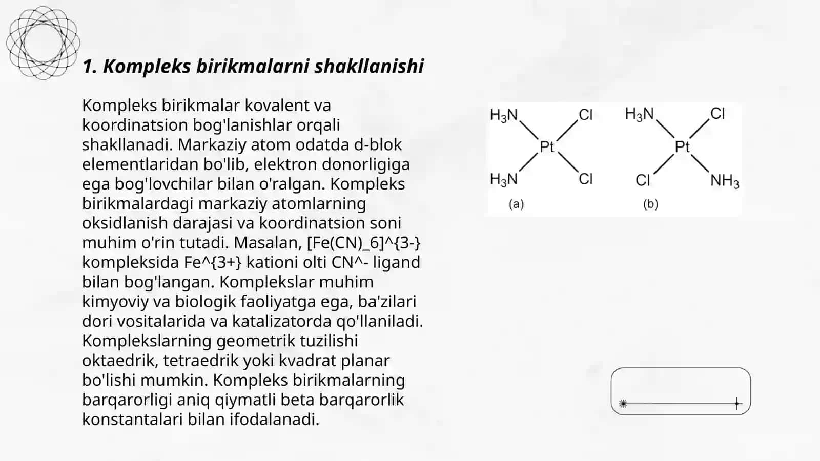 Kompleks birikmalar 3