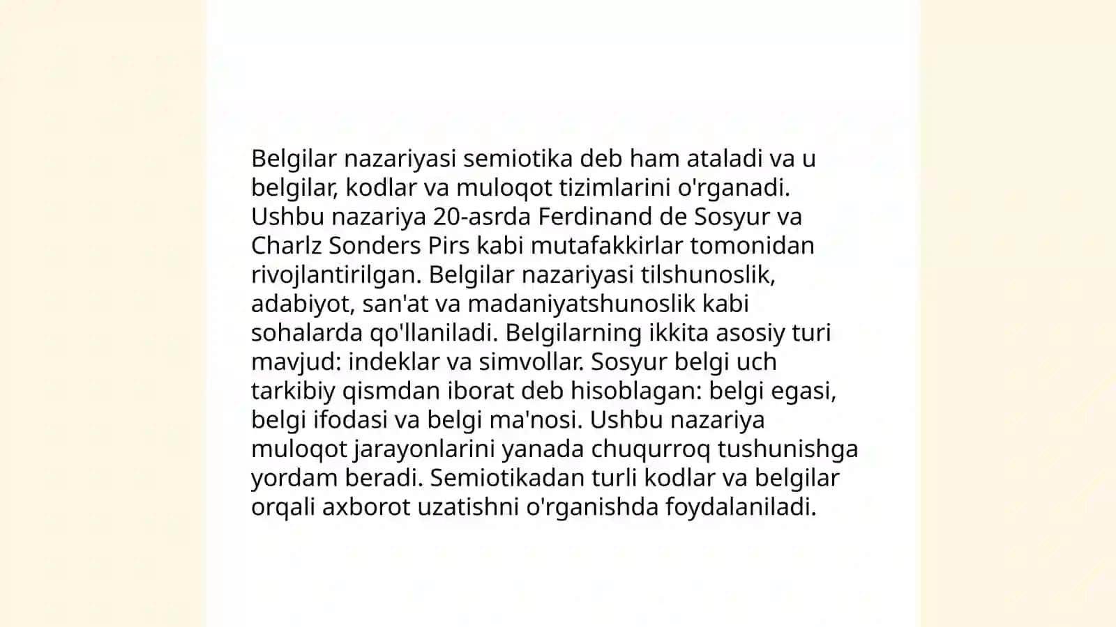 Lisoniy belgining ifodalovchisi, ifodalanmishi va funksiyasi 3