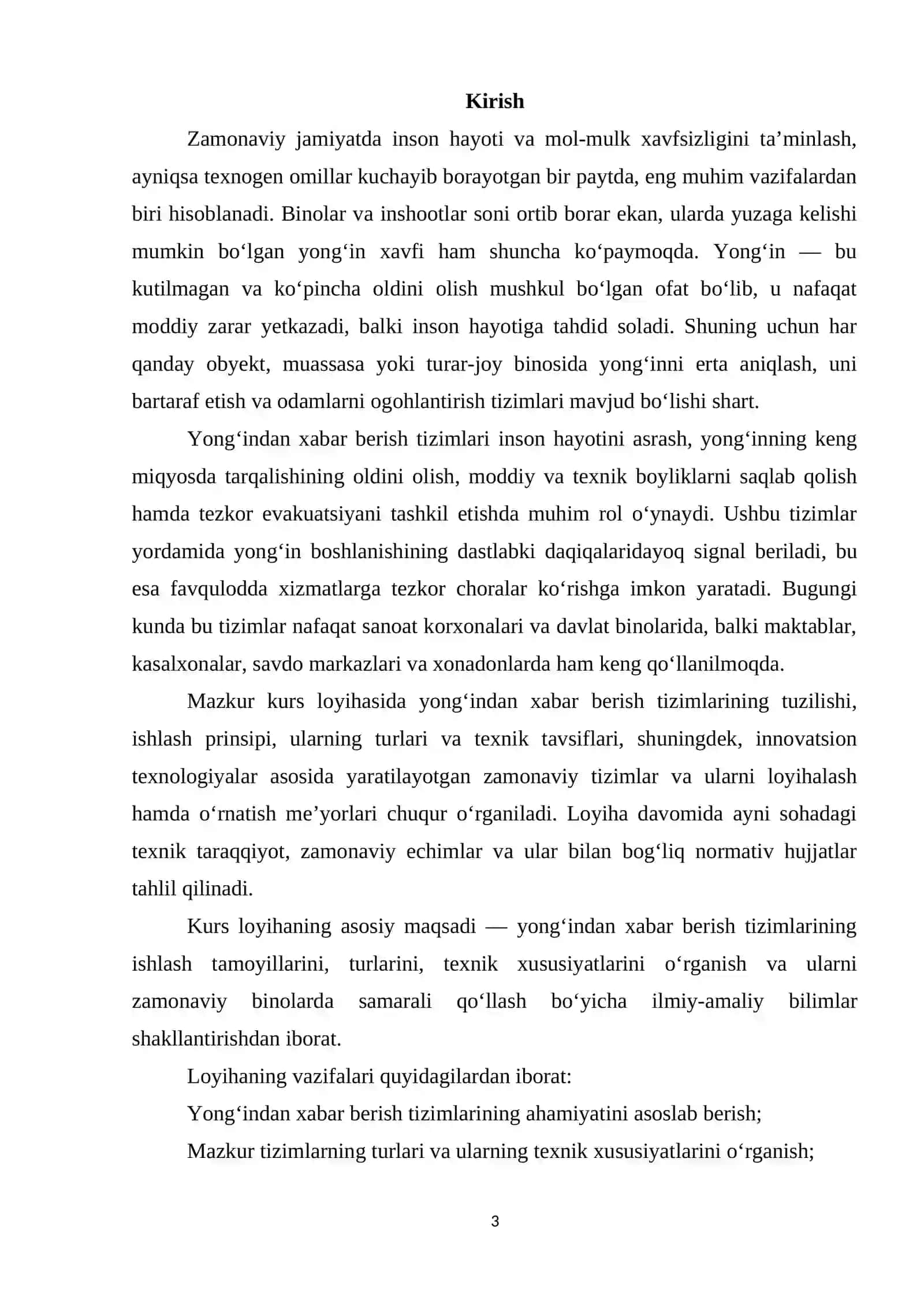 Yong’in sodir bo’lganda odamlarga yong’in haqida xabar berish tizimlari 3