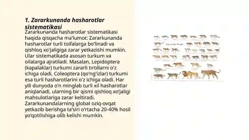 Zararkunanda hayvonlar sistematikasi 3