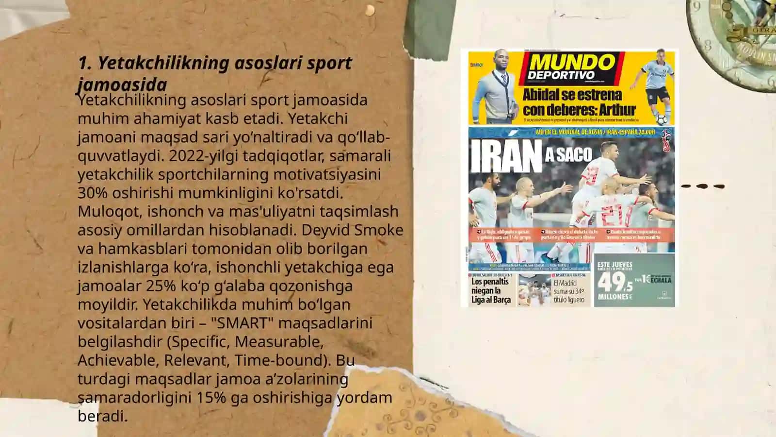 Yetakchilikning asoslari sport jamoasida 3