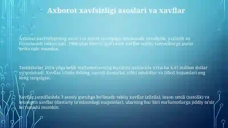 Axborot xavfsizligi 3