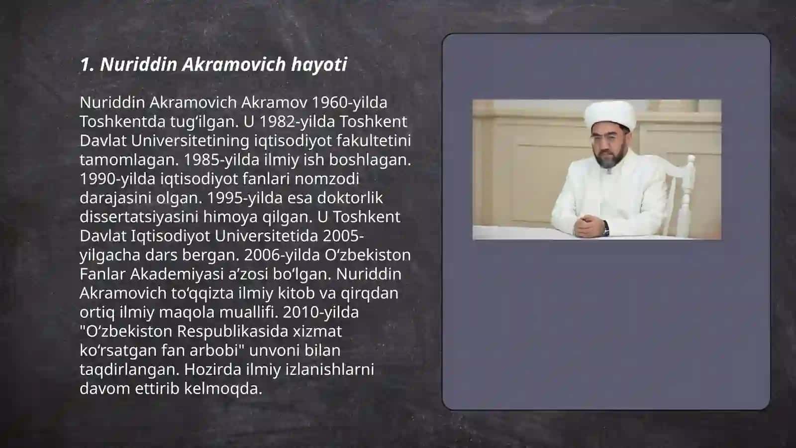 Nuriddin Akramovichning hayoti 3