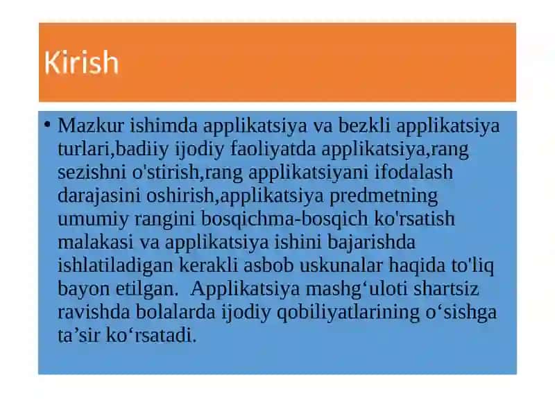 Bezakli applikatsiya 3