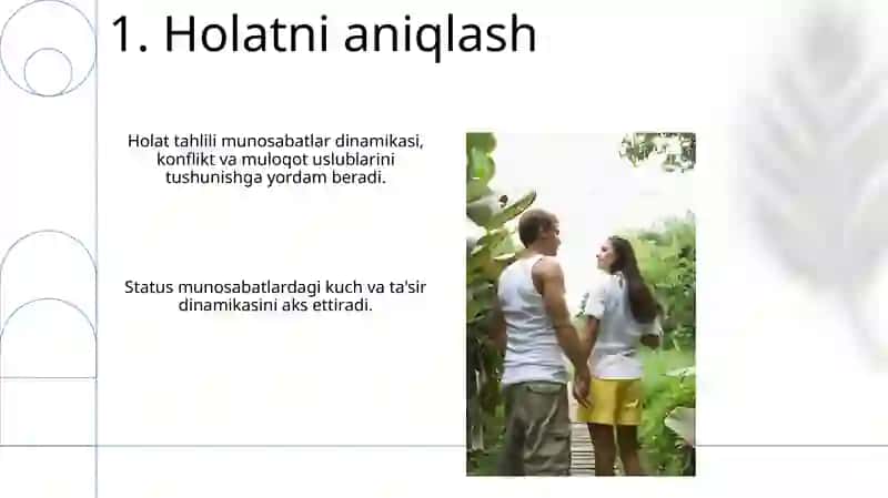 Holatni aniqlash 3
