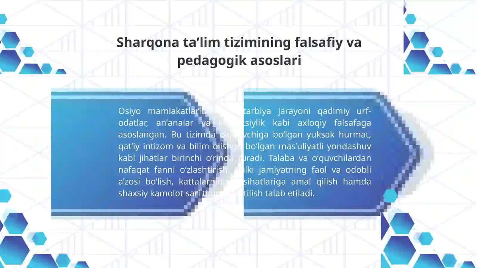 Osiyo mamlakatlarida taʼlim-tarbiya jarayonining oʻziga xos xususiyatlari 3