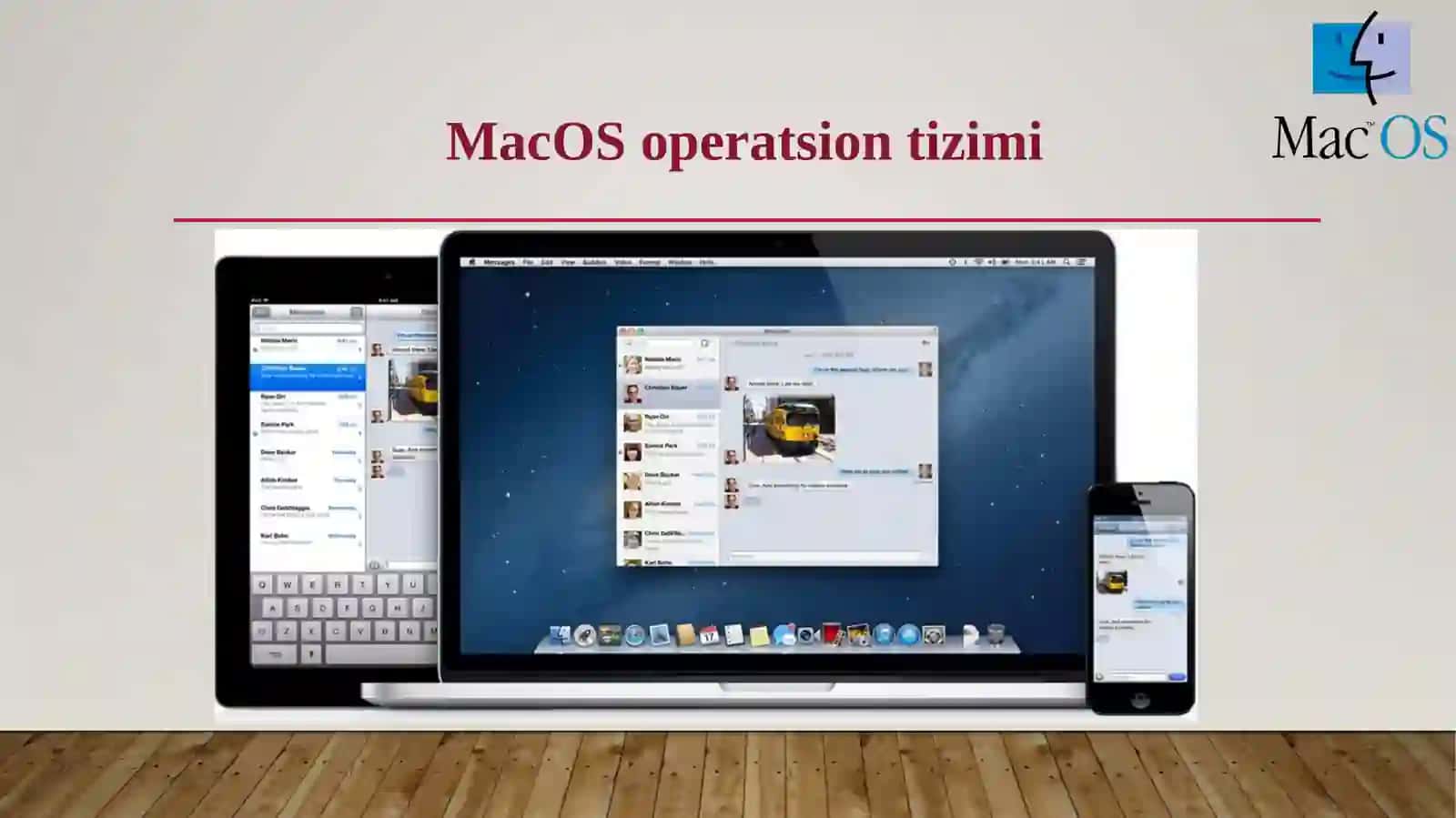 MacOS operatsion tizizmi 3