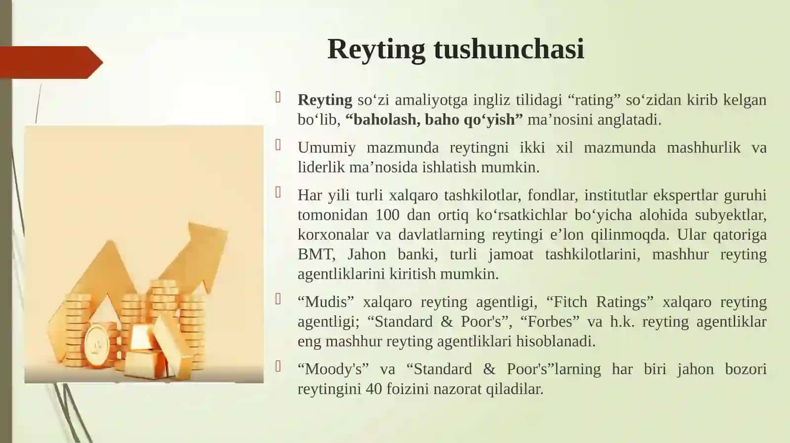 Korxonalar moliyaviy holatini reyting baholash va tahlil qilish 3