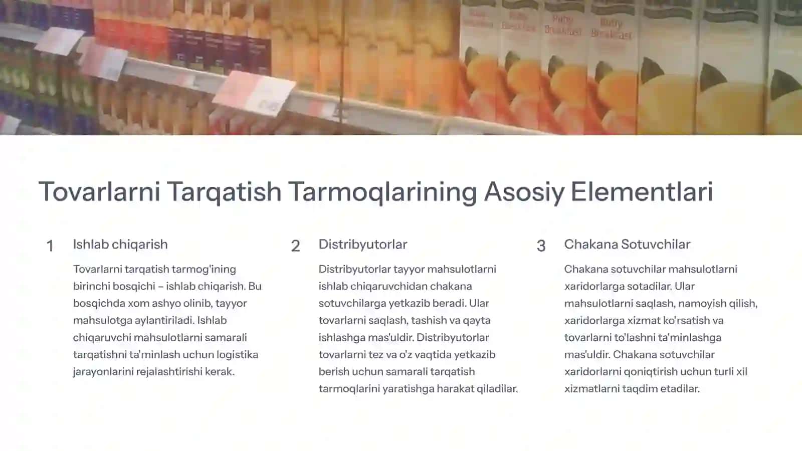 Tovarlarni Tarqatish Tarmoqlarining Xususiyatlari 3