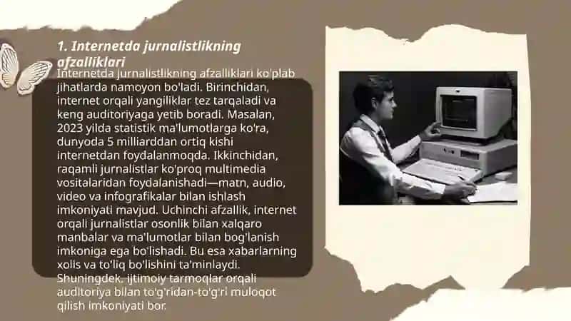 Internet jurnalist-tadbirkor uchun samarali platforma sifatida 3
