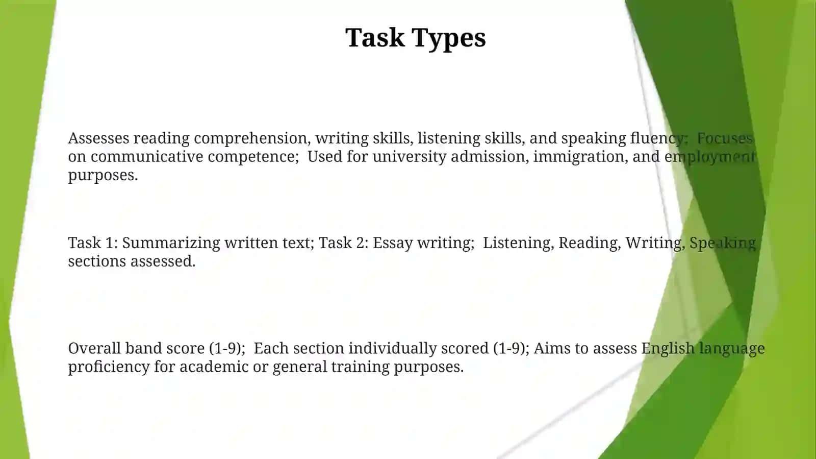 Introduction to the IELTS exam 3