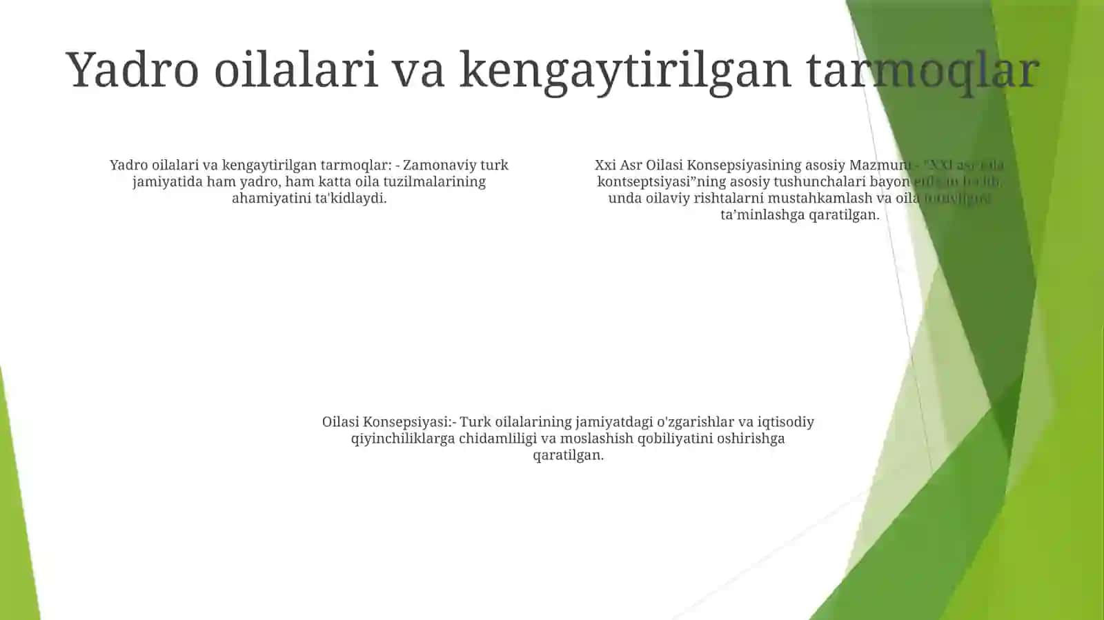 Xxi Asr Oilasi Konsepsiyasining AsosiyMazmuni 3