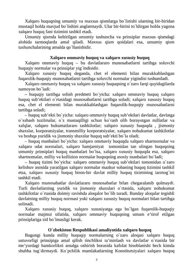 XALQARO HUQUQ VA XORIJIY MAMLAKATLAR KONSTITUTSIYAVIY HUQUQI 3