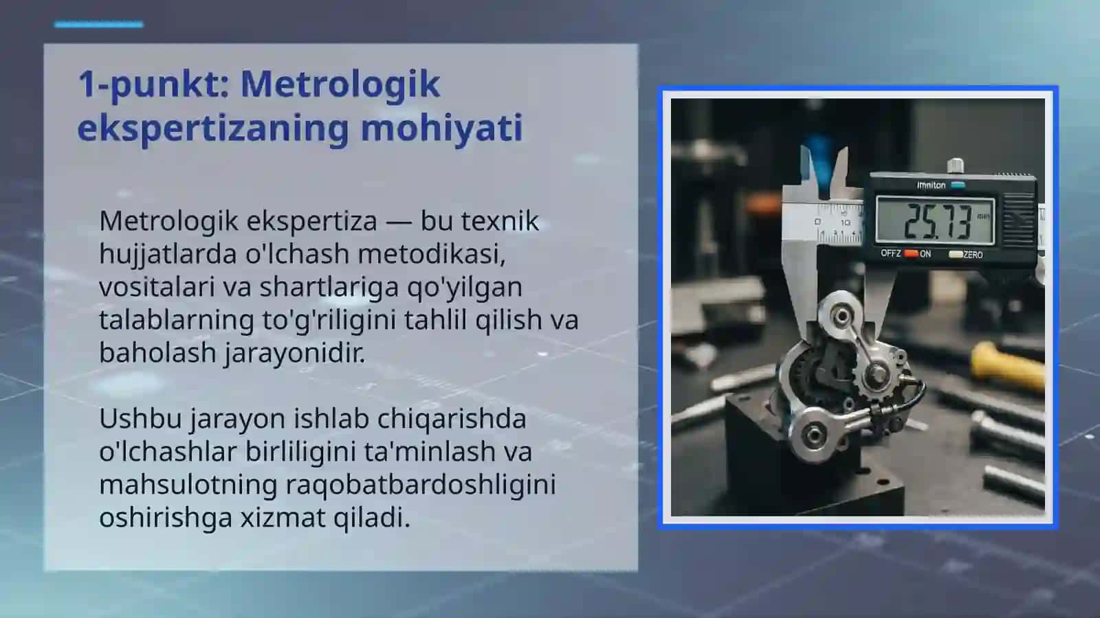 ME'YORIY HUJJATLARNI METROLOGIK EKSPERTIZASI 3