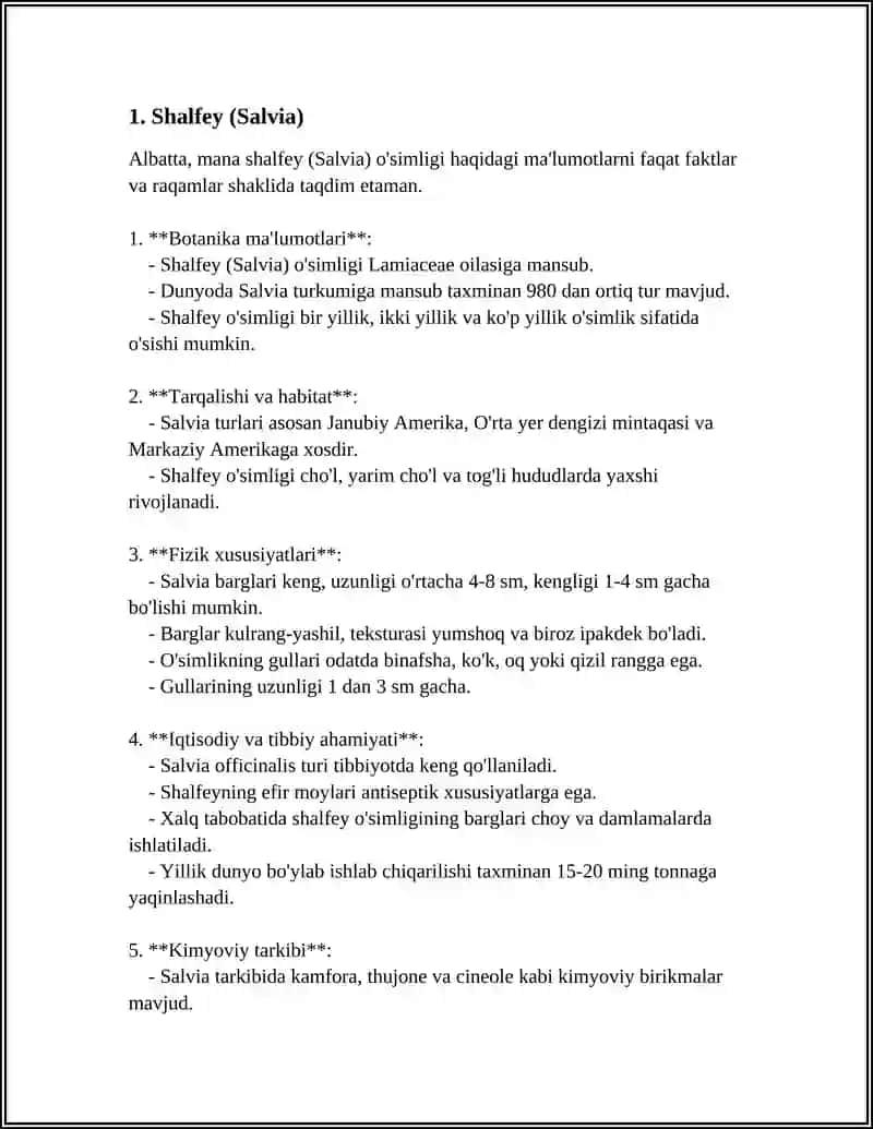 NAFAS OLISH YOʻLLARI KASALLIKLARIDA QOʻLLANILADIGAN OʻSIMLIKLAR ROʻYXATI 3