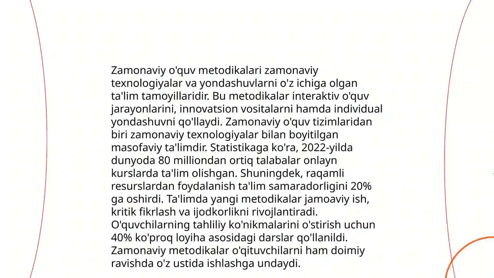 Zamonaviy o'qitish metodikasi 3