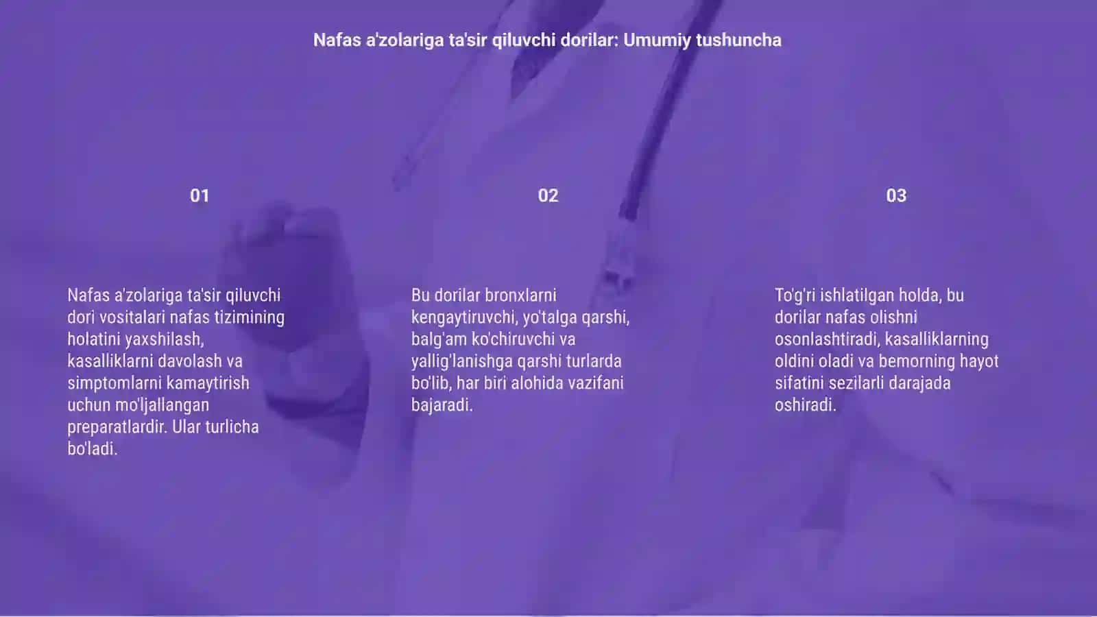 Nafas a'zolariga ta'sir etuvchi dori vositalari 3