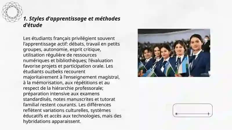Les différences entre les étudiants français et ouzbeks 3