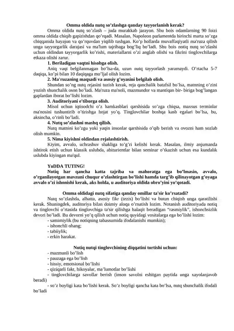 Omma oldidagi nutq va uni rivojlantirish usullari 3