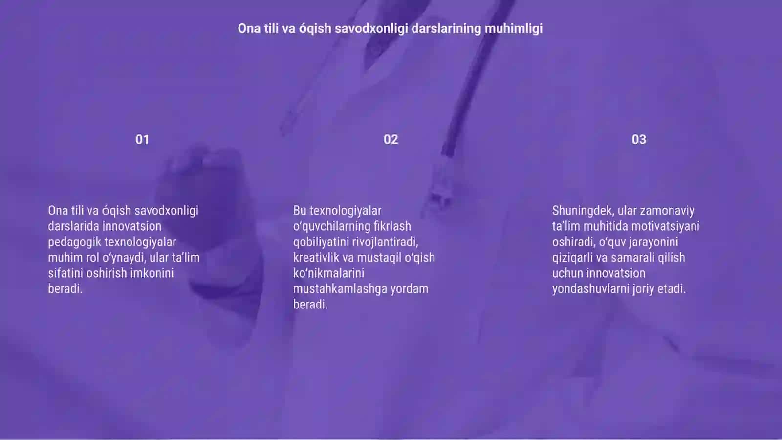 Ona tili va óqish savodxonligi darslarida qoʻllanadigan innovatsion pedagogik texnologiyalar 3