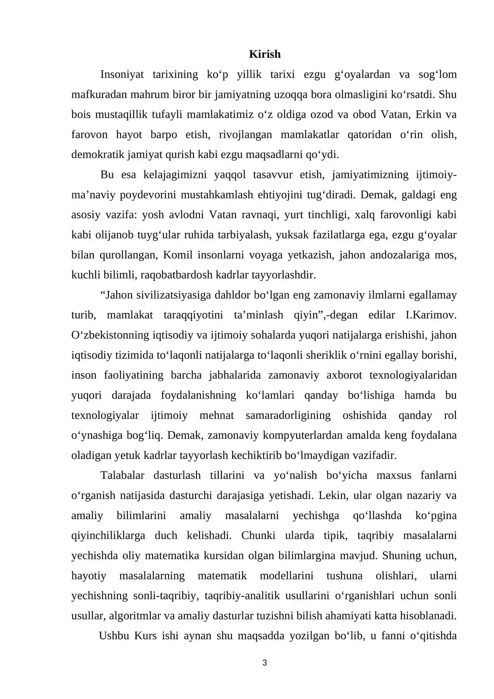 Eyler va Runge-Kutta usullari 3