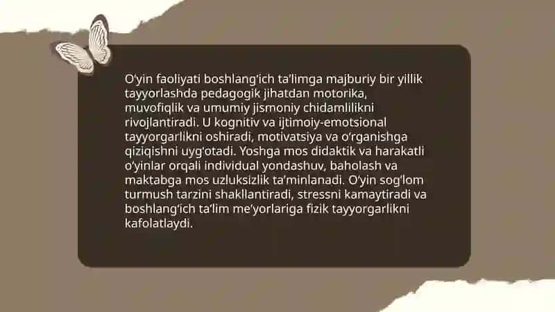 Bolalarni boshlangʻich taʼlimga majburiy bir yillik tayyorlashda oʻyin faoliyatining mohiyati 3
