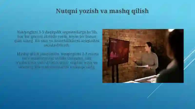 Og‘zaki nutqda samarali taqdimot tayyorlash 3