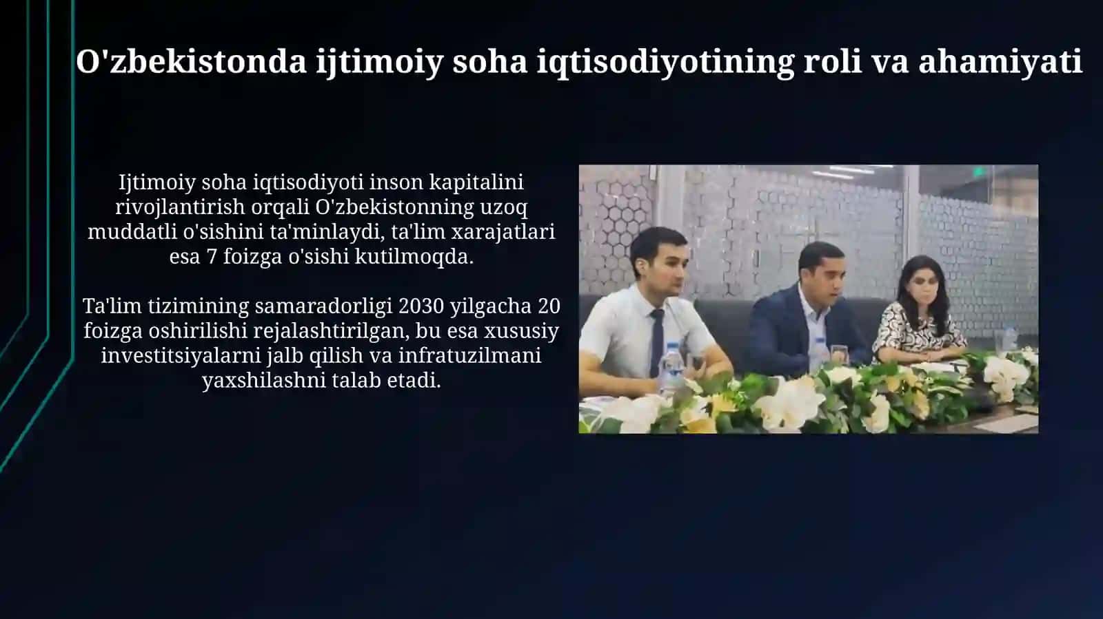 Ta'limni moliyalashtirish mexanizmlari, xarajatlar va investitsiyalarning tahlili 3