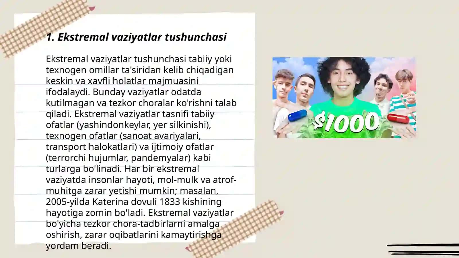 Ekstremal vaziyatlar subyektlari 3