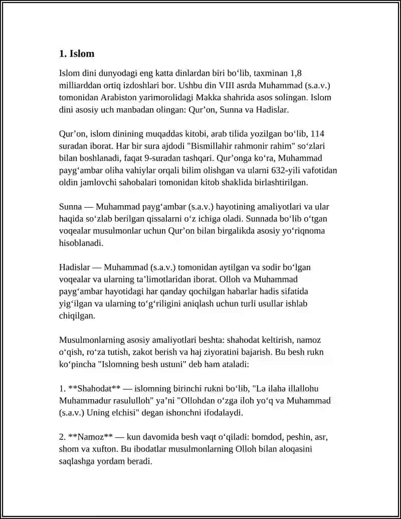 OʻZBEKISTONDA FAOLIYAT YURITUVCHI DINIY KONFESSIYALAR 3