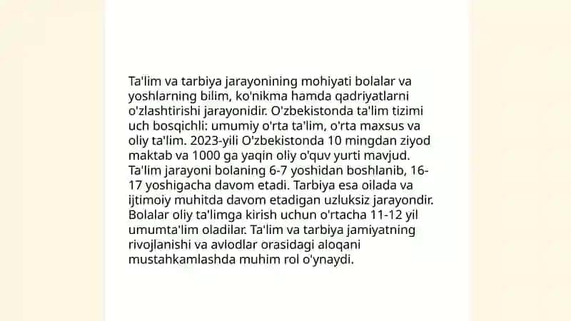 Pedagogika shaxs tarbiyasi va rivojlanishi 3