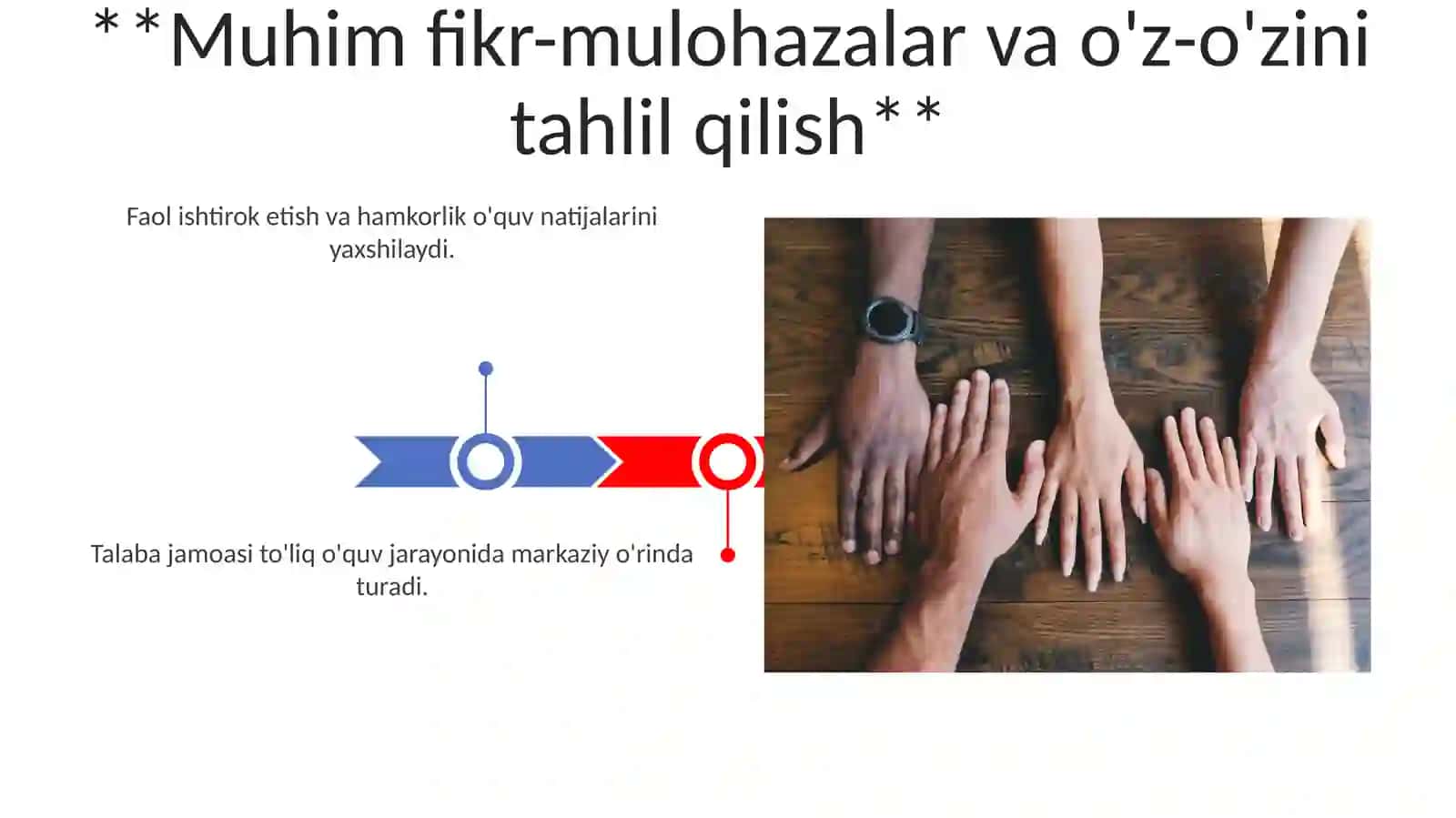 O'quvchilar jamoasi - yaxlit pedagogik jarayonning asosiy shakli 3
