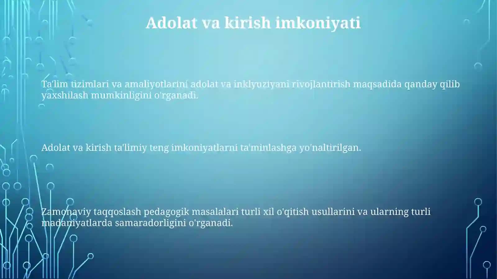 Zamonaviy qiyosiypedagogik masalalar taraqqiyoti 3