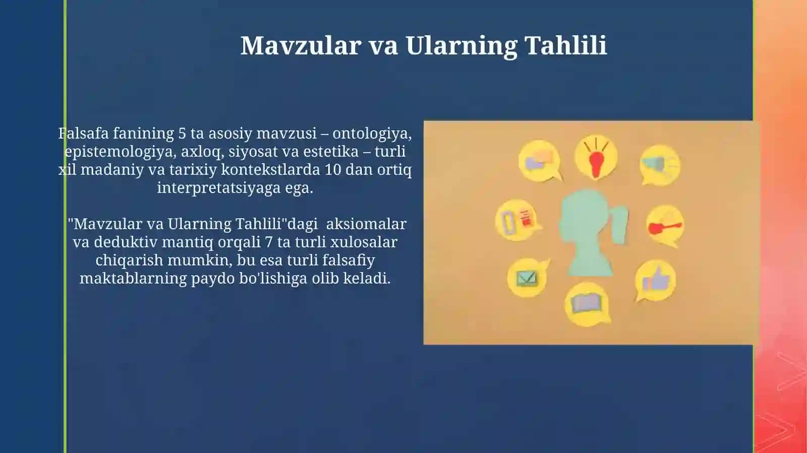 Falsafaning predmeti baxs mavzulari va ularning xilma xil talqinlari 3
