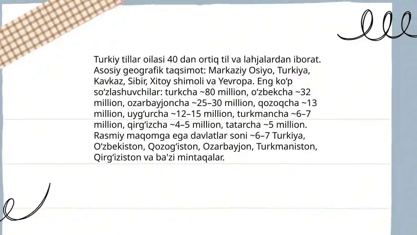 Turkiy tillarning hozirgi taraqqiyot darajasi 3