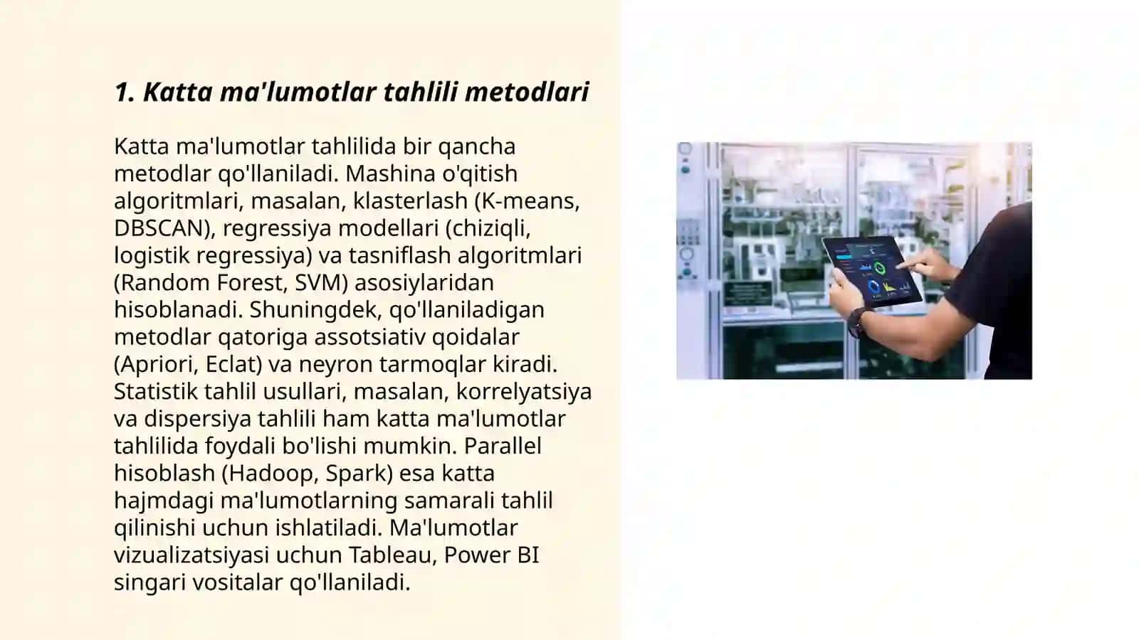Katta Ma'lumotlarni Qayta Ishlash Texnologiyalari 3