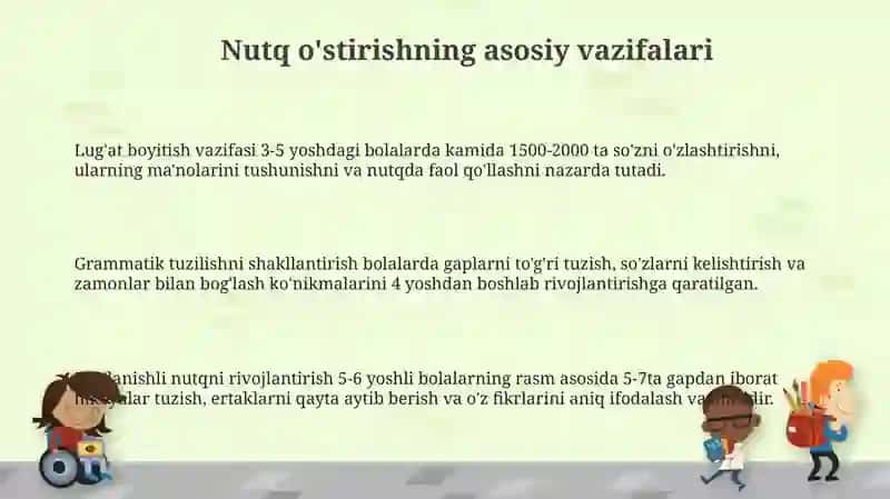 Nutqni o'stirish metodlari 3