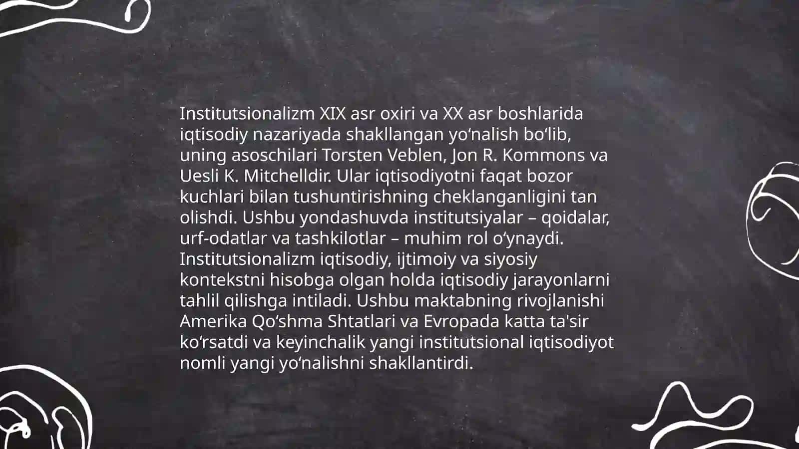 Institutsionalizmning kelib chiqishi 3