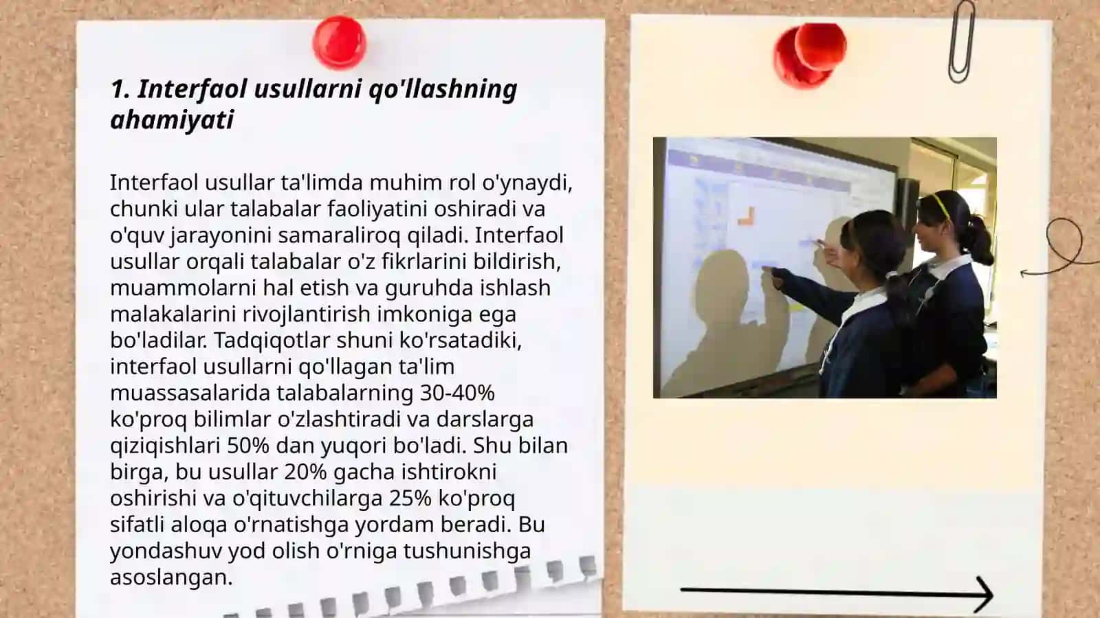 Interfaol usullarni qòllashning ahamiyati 3