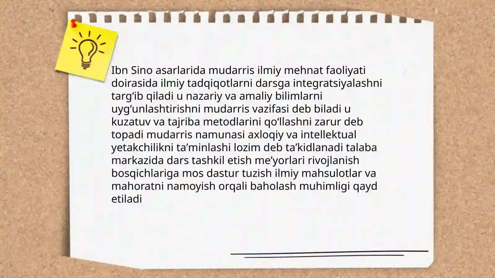 Sharq allomalarining asarlarida mudarrislar mehnati to‘g'risida ilg‘or pedagogik fikrlar 3