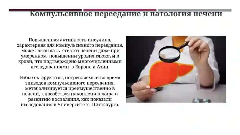Расстройства пищевого поведения-причина патологии печени патофизиология 3