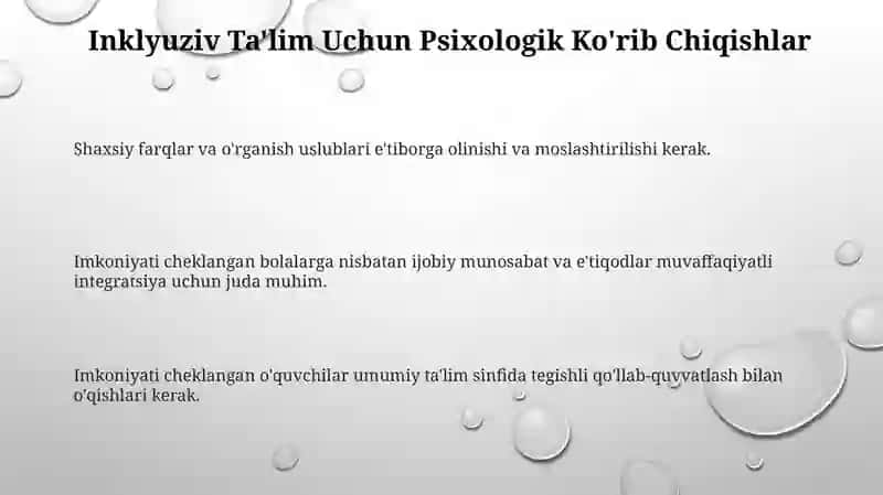 Inklyuziv taʼlimni tashkil etishning pedagogik psixologik aspektlari 3