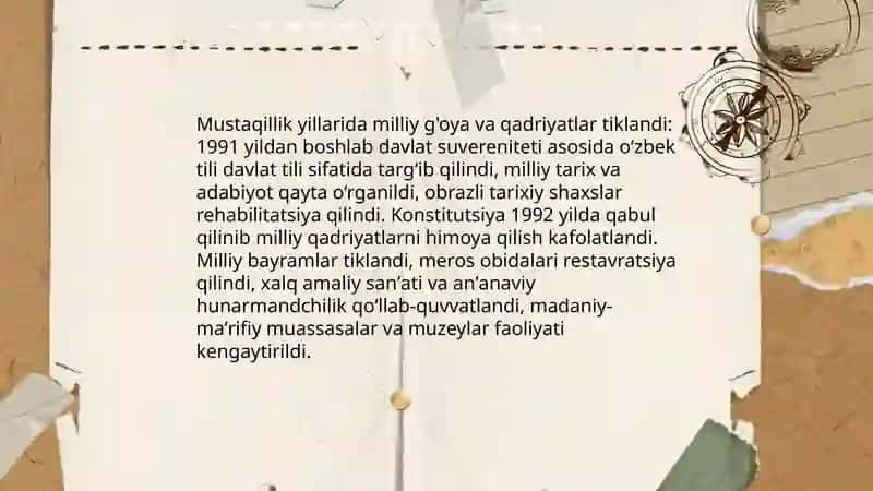 O'zbek tilining davlat tili sifatida rivojlanishi va til siyosati 3