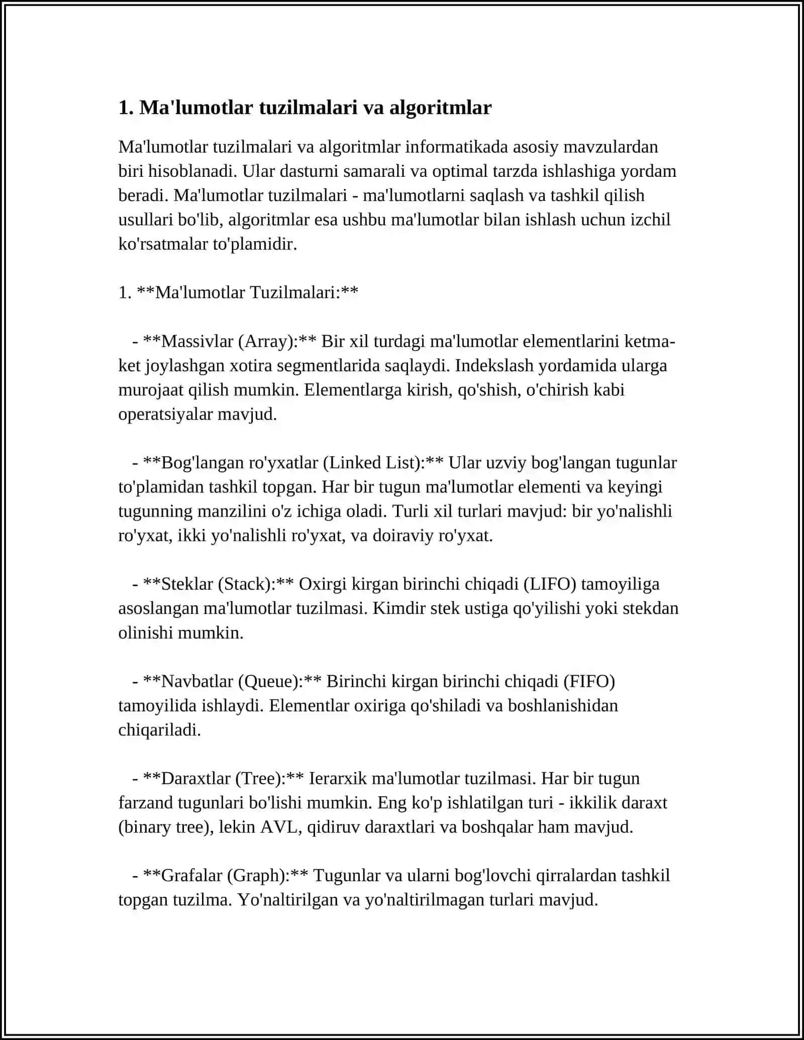 C# DASTURLASH TILIDA HISOBLASH RESURSLARIDAN OPTIMAL FOYDALANISH 3