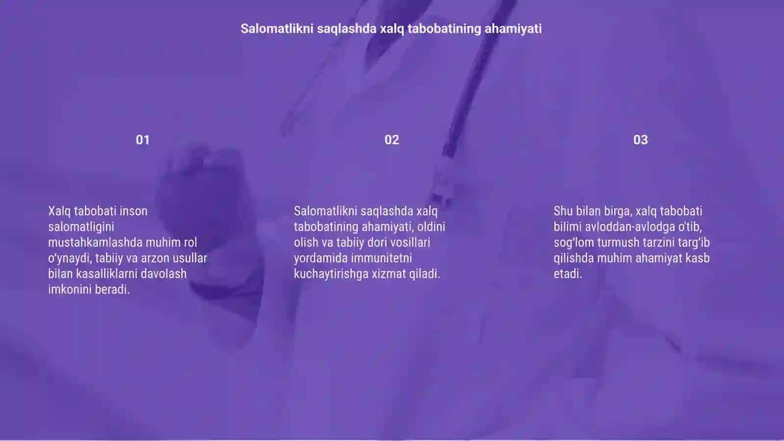 Salomatlikni saqlashda xalq tabobatidan foydalanish yo‘llari 3