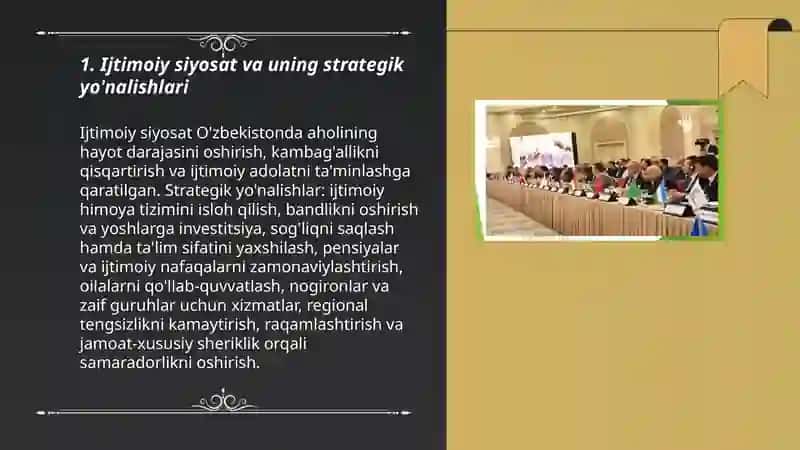 Ijtimoiy sohada o'zgarishlar mazmuni 3