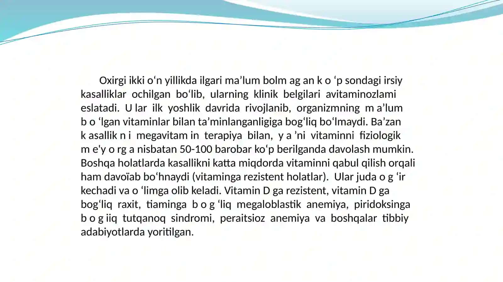 Gipova Avitaminozlar 3